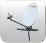 1.2 motorized flyaway antenna
